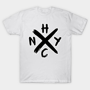 NYHC graffiti black T-Shirt